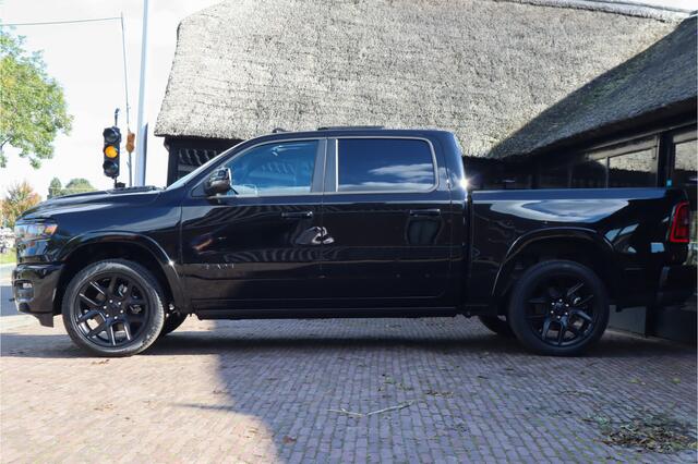 Dodge 1500 Ram 2025 3.0L HURRICANE LARAMIE Night Premium | BPM VRIJ | NIEUW | LPG in of onderbouw | Deksel | Panoramadak | Luchtverin