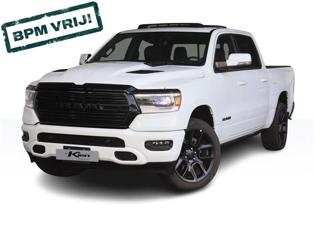 Dodge 1500 Ram 5.7 V8 4x4 Crew Cab Sport Night edition | Elektrisch Sidebars | Pano-Dak | Groot Navi | eTorque |