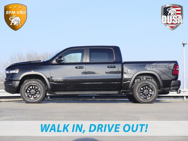 Dodge 1500 RAM | | Rebel | Premium | 4x4 | Crew Cab | 3.0L Twin-turbo I6 | SST | 14,4 inch Touchscreen | 10,2 inch Passenger Screen | Harman Kardon | INCL BPM-VOORDEEL Getoonde accessoires zijn verkrijgbaar tegen meerprijs