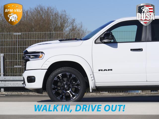 Dodge 1500 RAM | | Limited | Night | 3.0L Twin-Turbo I6 | High Output | RAMBOX Passenger Display | 14,4 Touch Screen | Harman Kardon | INCL BPM-VOORDEEL Getoonde accessoires zijn verkrijgbaar tegen meerprijs