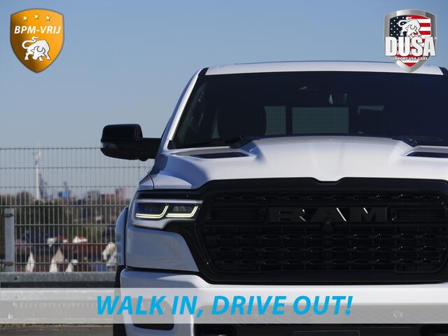Dodge 1500 RAM | | Limited | Night | 3.0L Twin-Turbo I6 | High Output | RAMBOX Passenger Display | 14,4 Touch Screen | Harman Kardon | INCL BPM-VOORDEEL Getoonde accessoires zijn verkrijgbaar tegen meerprijs
