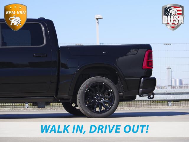 Dodge 1500 RAM | | Limited | Night | 3.0L Twin-Turbo I6 | High Output | RAMBOX Passenger Display | 14,4 Touch Screen | Harman Kardon | INCL BPM-VOORDEEL Getoonde accessoires zijn verkrijgbaar tegen meerprijs