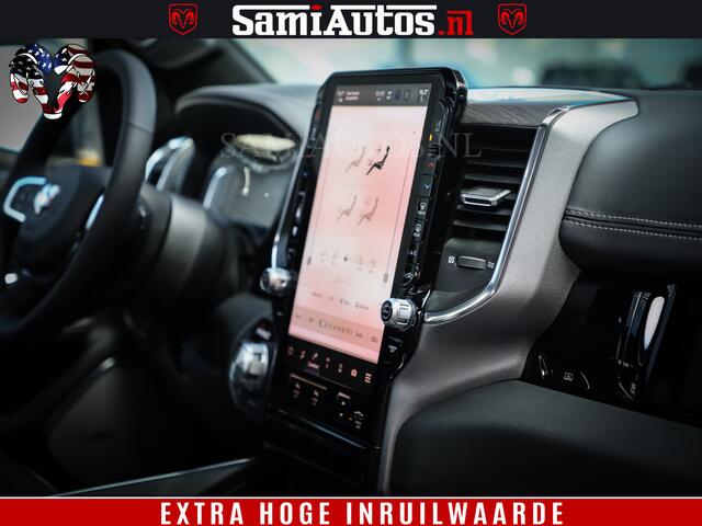 Dodge 1500 RAM Night Premium | Full Option | De Meest Luxe Pick-Up in zijn Klasse | Comfortabele Dubbele Cabine met Royale 5 Zitplaatsen | BPM vrij | Nu Leverbaar uit Voorraad | Voorraad Nr 2283 - 3326