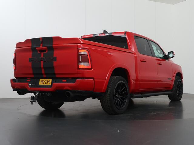 Dodge 1500 Ram 5.7 V8 4x4 CREW CAB | LARAMIE | PRINS LPG | 3500 KG TREKHAAK | BED COVER | NAVIGATIE | CAMERA | STOELVERWARMING | STOELVENTILATIE | STUURWIELVERWARMING | SPORT | CRUISE CONTROL | UITLAAT KLEPPEN SYSTEEM