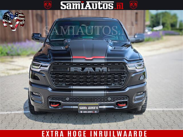 Dodge 1500 Ram Limited Night High Output 540HP 706Nm | Massage + Full Option | De Meest Luxe en Volle Pick-Up in zijn Klasse | Comfortabele Dubbele Cabine met Royale 5 Zitplaatsen | BPM vrij | Nu Leverbaar uit Voorraad | Voorraad Nr 2331 - 5133