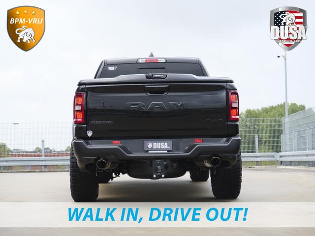Dodge 1500 RAM | | Rebel | Night | 4x4 | Crew Cab | 3.0L Twin-turbo I6 | BPM-VRIJ | LPG | 10,2 inch Passenger Screen | Harman Kardon | Getoonde accessoires zijn verkrijgbaar tegen meerprijs
