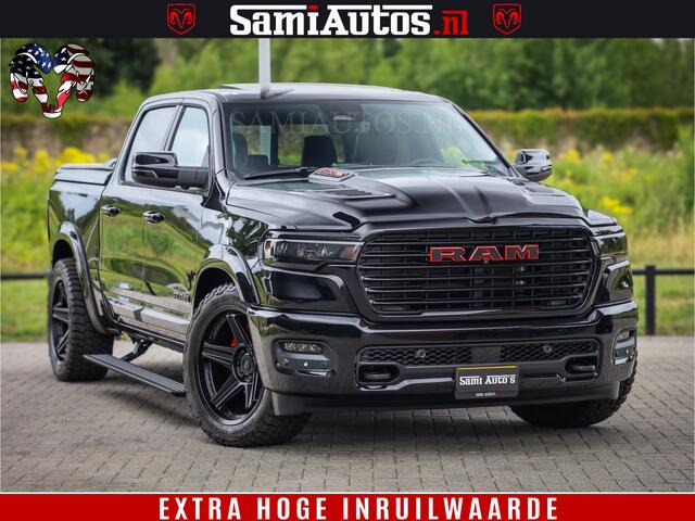 Dodge 1500 RAM Night Premium | Full Option | De Meest Luxe Pick-Up in zijn Klasse | Comfortabele Dubbele Cabine met Royale 5 Zitplaatsen | BPM vrij | Nu Leverbaar uit Voorraad | Voorraad Nr 2282 - 3332