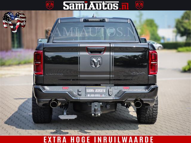 Dodge 1500 Ram Limited Night High Output 540HP 706Nm | Massage + Full Option | De Meest Luxe en Volle Pick-Up in zijn Klasse | Comfortabele Dubbele Cabine met Royale 5 Zitplaatsen | BPM vrij | Nu Leverbaar uit Voorraad | Voorraad Nr 2334 - 5409
