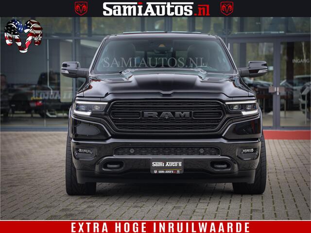 Dodge 1500 Ram LIMITED NIGHT | FEUL BLACK WHEELS | BOM VOL | 5.7 V8 4x4 | DUBBELE CABINE | MWK | XB9 | HUD | TOP STAAT