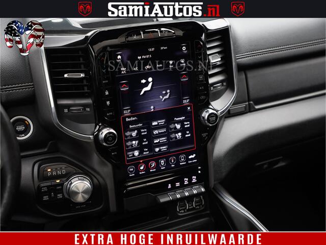 Dodge 1500 Ram BLACK EDITION | 4X4 5.7 V8 | PRINS LPG | CAMERA | APPLE CARPLAY | 3500KG | 22INCH NIGHT | FULL LED | ADAPTIVE CRUISE | MEMORY SEATS | LEDER | DUBBELE CABINE | CREWCAB