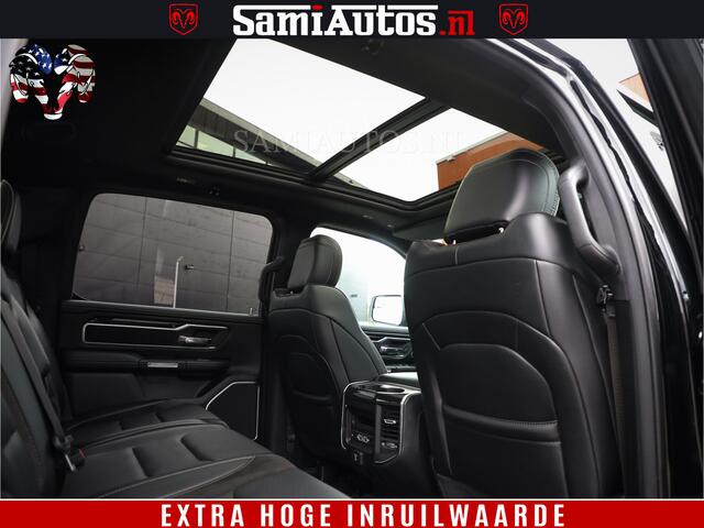 Dodge 1500 Ram BLACK EDITION | 4X4 5.7 V8 | PRINS LPG | CAMERA | APPLE CARPLAY | 3500KG | 22INCH NIGHT | FULL LED | ADAPTIVE CRUISE | MEMORY SEATS | LEDER | DUBBELE CABINE | CREWCAB