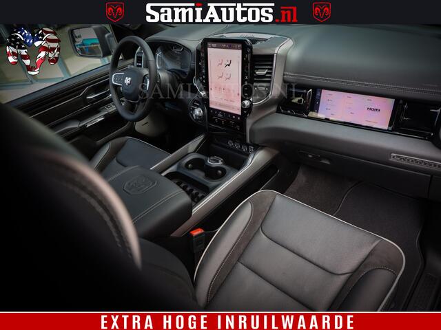 Dodge 1500 RAM Night Premium | Full Option | De Meest Luxe Pick-Up in zijn Klasse | Comfortabele Dubbele Cabine met Royale 5 Zitplaatsen | BPM vrij | Nu Leverbaar uit Voorraad | Voorraad Nr 2285 - 7648