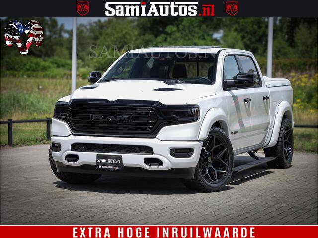 Dodge 1500 Ram Limited Night | 5.7 V8 Hemi Full Option | Comfortabele Dubbele Cabine met Royale 5 Zitplaatsen | De Meest Luxe en Volle Pick-Up in zijn Klasse | BPM vrij | Nu Leverbaar uit Voorraad | Voorraad Nr v45lpr