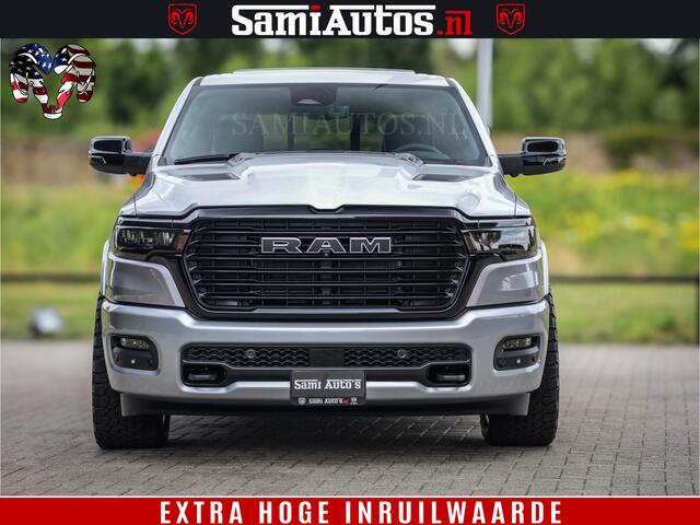 Dodge 1500 RAM Night Premium | Full Option | De Meest Luxe Pick-Up in zijn Klasse | Comfortabele Dubbele Cabine met Royale 5 Zitplaatsen | BPM vrij | Nu Leverbaar uit Voorraad | Voorraad Nr 2215 - 4984