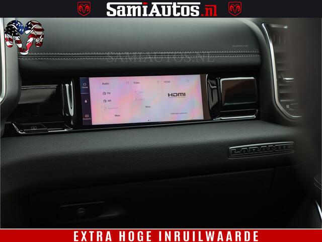 Dodge 1500 RAM Night Premium | Full Option | De Meest Luxe Pick-Up in zijn Klasse | Comfortabele Dubbele Cabine met Royale 5 Zitplaatsen | BPM vrij | Nu Leverbaar uit Voorraad | Voorraad Nr 2215 - 4984