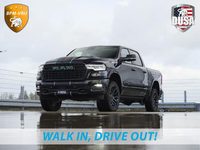 Dodge 1500 RAM | | Limited | 3.0L Twin-Turbo I6 | High Output | BPM-VRIJ | Passenger Display | 14,4 Touch Screen | RAMBOX Getoonde accessoires zijn verkrijgbaar tegen meerprijs