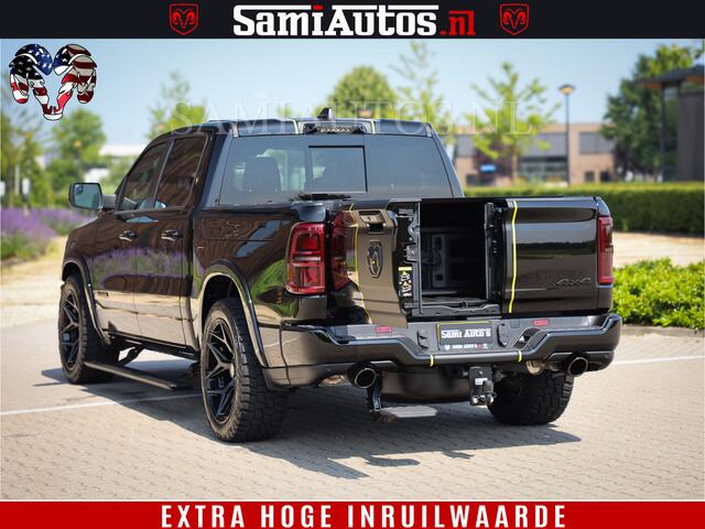 Dodge 1500 Ram Limited Night H.O 540HP 706Nm | Massage + Full Option | De Meest Luxe en Volle Pick-Up in zijn Klasse | Comfortabele Dubbele Cabine met Royale 5 Zitplaatsen | BPM vrij | Nu Leverbaar uit Voorraad | Voorraad Nr 2295 - 8559