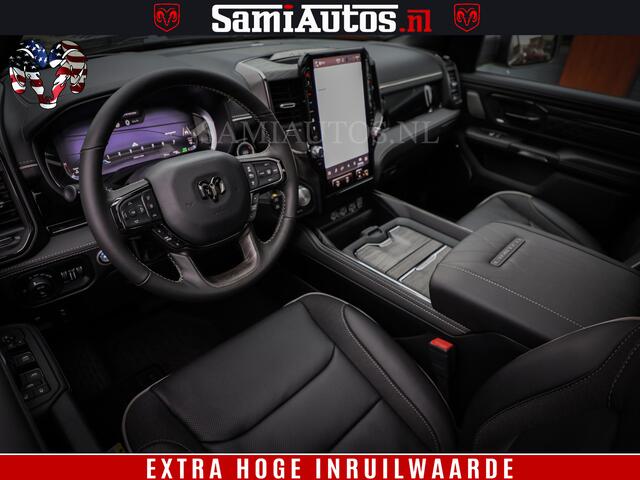 Dodge 1500 Ram Limited Night H.O 540HP 706Nm | Massage + Full Option | De Meest Luxe en Volle Pick-Up in zijn Klasse | Comfortabele Dubbele Cabine met Royale 5 Zitplaatsen | BPM vrij | Nu Leverbaar uit Voorraad | Voorraad Nr 2295 - 8559