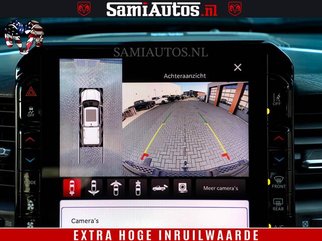 Dodge 1500 RAM Night Premium | Full Option | De Meest Luxe Pick-Up in zijn Klasse | Comfortabele Dubbele Cabine met Royale 5 Zitplaatsen | BPM vrij | Nu Leverbaar uit Voorraad | Voorraad Nr 2230 - 8765