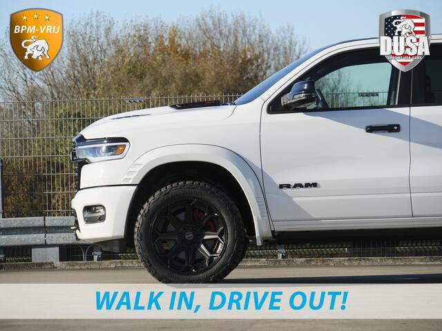 Dodge 1500 RAM | | Limited | Night | 3.0L Twin-Turbo I6 | High Output | | Passenger Display | 14,4 Touch Screen | Harman Kardon | RAMBOX Getoonde accessoires zijn verkrijgbaar tegen meerprijs