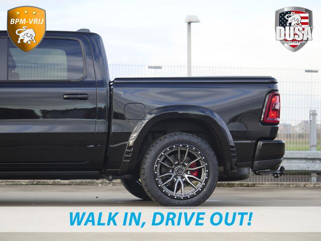 Dodge 1500 RAM | | Laramie | Premium Night | 3.0L I6 Hurricane | 4X4 | BPM-VRIJ | BPM-VRIJ | Niveau regeling | Passenger Display | Getoonde accessoires zijn verkrijgbaar tegen meerprijs