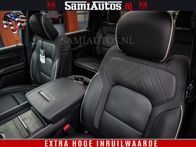 Dodge 1500 Ram Limited Night High Output 540HP 706Nm | Massage + Full Option | De Meest Luxe en Volle Pick-Up in zijn Klasse | Comfortabele Dubbele Cabine met Royale 5 Zitplaatsen | BPM vrij | Nu Leverbaar uit Voorraad | Voorraad Nr 2357 - 5182