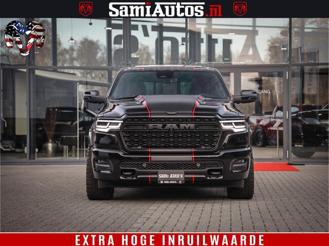 Dodge 1500 Ram 540 PK Limited High Output 706Nm | Massage + Full Option | De Meest Luxe en Volle Pick-Up in zijn Klasse | Comfortabele Dubbele Cabine met Royale 5 Zitplaatsen | HULK PACK MEERPRIJS | Voorraad Nr 2333 - 5129