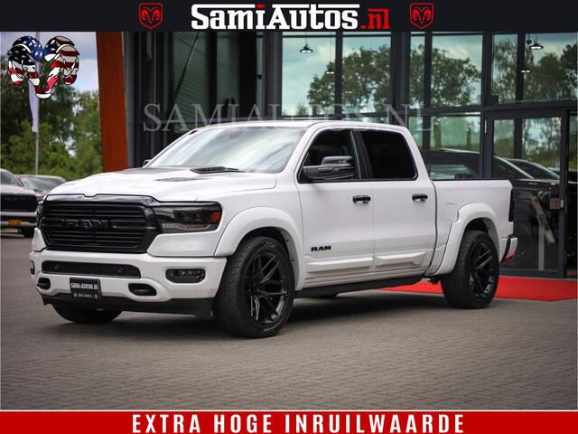 Dodge 1500 Ram Laramie Sport | V8 5,7 402 HP | Krachtige Hemi | Panorama Dak | 12' Scherm | Comfortabele Dubbele Cabine met Royale 5 Zitplaatsen | BPM vrij | Nu Leverbaar uit Voorraad | Voorraad Nr 2527-641273