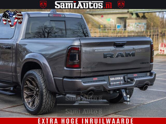 Dodge 1500 Ram Laramie Sport 5.7 V8 HEMI 402PK 4x4 | Panorama dak | 12' Scherm |Granite Crystal Metallic | Crew Cab | 5 Persoons | Dubbele Cabine | DC | VOORRAAD NR 2524 - 41249 |