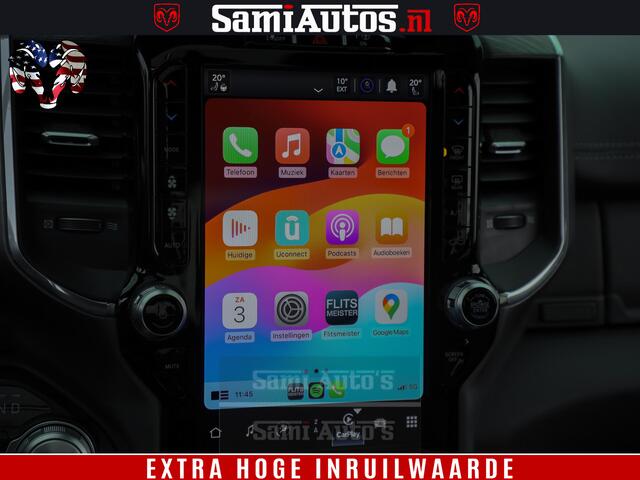 Dodge 1500 Ram Laramie Sport 5.7 V8 HEMI 402PK 4x4 | Panorama dak | 12' Scherm |Granite Crystal Metallic | Crew Cab | 5 Persoons | Dubbele Cabine | DC | VOORRAAD NR 2522 - 41248 |