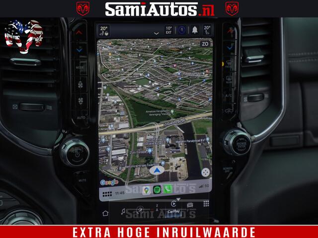 Dodge 1500 Ram Laramie Sport 5.7 V8 HEMI 402PK 4x4 | Panorama dak | 12' Scherm |Granite Crystal Metallic | Crew Cab | 5 Persoons | Dubbele Cabine | DC | VOORRAAD NR 2522 - 41248 |