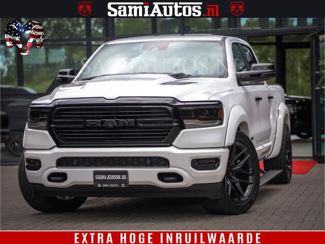 Dodge 1500 Ram Laramie Sport | V8 5,7 402 HP | Krachtige Hemi | Panorama Dak | 12' Scherm | Comfortabele Dubbele Cabine met Royale 5 Zitplaatsen | BPM vrij | Nu Leverbaar uit Voorraad | Voorraad Nr 2526-41272