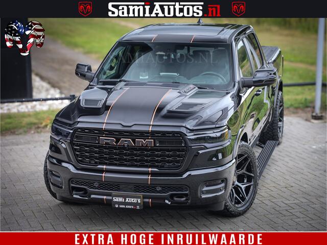 Dodge 1500 Ram Limited SPORT H.O 540HP 706Nm | Massage + Full Option | De Meest Luxe en Volle Pick-Up in zijn Klasse | Comfortabele Dubbele Cabine met Royale 5 Zitplaatsen | BPM vrij | Nu Leverbaar uit Voorraad | Voorraad Nr 2355 - 5149
