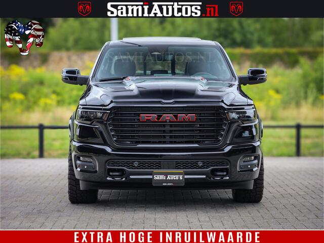 Dodge 1500 RAM Night Premium | Full Option | De Meest Luxe Pick-Up in zijn Klasse | Comfortabele Dubbele Cabine met Royale 5 Zitplaatsen | BPM vrij | Nu Leverbaar uit Voorraad | Voorraad Nr 2282 - 3332