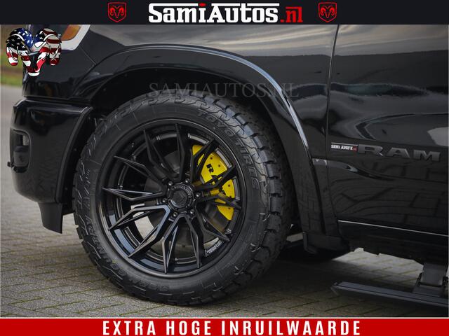 Dodge 1500 Ram Limited Night H.O 540HP 706Nm | Massage + Full Option | De Meest Luxe en Volle Pick-Up in zijn Klasse | Comfortabele Dubbele Cabine met Royale 5 Zitplaatsen | BPM vrij | Nu Leverbaar uit Voorraad | Voorraad Nr 2329 - 5135