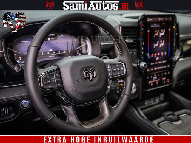 Dodge 1500 Ram Limited Night H.O 540HP 706Nm | Massage + Full Option | De Meest Luxe en Volle Pick-Up in zijn Klasse | Comfortabele Dubbele Cabine met Royale 5 Zitplaatsen | BPM vrij | Nu Leverbaar uit Voorraad | Voorraad Nr 2329 - 5135