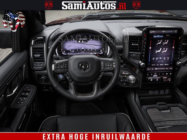 Dodge 1500 Ram Limited Night H.O 540HP 706Nm | Massage + Full Option | De Meest Luxe en Volle Pick-Up in zijn Klasse | Comfortabele Dubbele Cabine met Royale 5 Zitplaatsen | BPM vrij | Nu Leverbaar uit Voorraad | Voorraad Nr 2295 - 8559