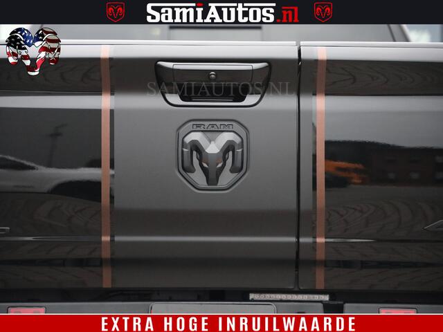 Dodge 1500 Ram Limited Night H.O 540HP 706Nm | Massage + Full Option | De Meest Luxe en Volle Pick-Up in zijn Klasse | Comfortabele Dubbele Cabine met Royale 5 Zitplaatsen | BPM vrij | Nu Leverbaar uit Voorraad | Voorraad Nr 2370 - 5411