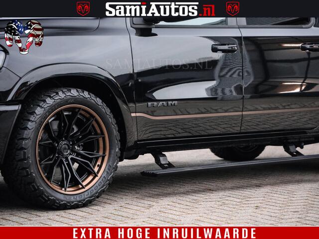 Dodge 1500 Ram Limited Night H.O 540HP 706Nm | Massage + Full Option | De Meest Luxe en Volle Pick-Up in zijn Klasse | Comfortabele Dubbele Cabine met Royale 5 Zitplaatsen | BPM vrij | Nu Leverbaar uit Voorraad | Voorraad Nr 2370 - 5411