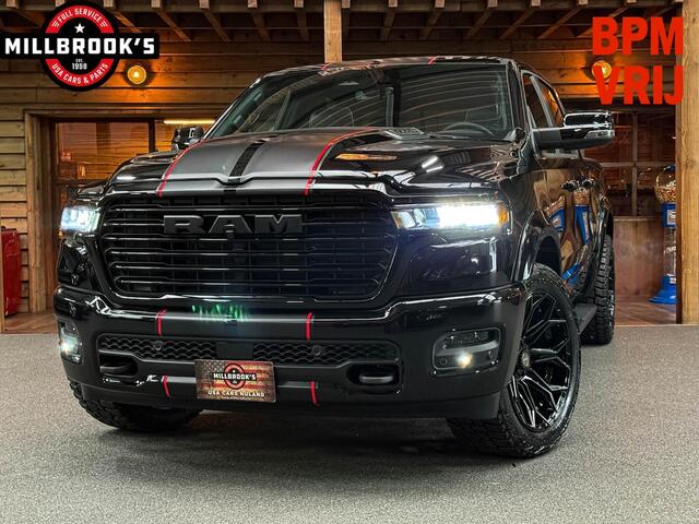 Dodge 1500 Ram Laramie Sport Hurricane ALL-IN, Widebody, Black Edition, LPG, Bakflip, Panoramadak, Adaptieve cruise control