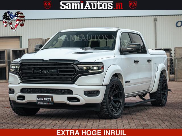 Dodge 1500 Ram Limited Night | 5.7 V8 Hemi Full Option | LPG | Comfortabele Dubbele Cabine met Royale 5 Zitplaatsen | De Meest Luxe en Volle Pick-Up in zijn Klasse | BPM vrij | Nu Leverbaar uit Voorraad | Voorraad Nr v45lp