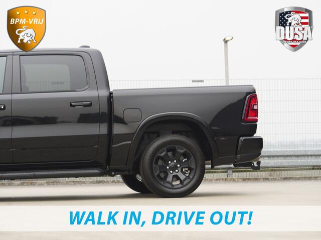 Dodge 1500 RAM | Bighorn | 3.0L I6 Hurricane | Crew Cab | 4X4 | Stuur/stoel verwarming | Night edition Getoonde accessoires zijn verkrijgbaar tegen meerprijs