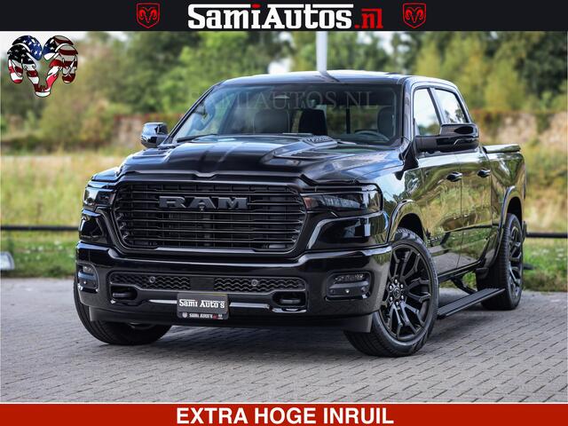 Dodge 1500 Ram Night Premium | Full Option | Eerste Eigenaar | De Meest Luxe Pick-Up in zijn Klasse | Comfortabele Dubbele Cabine met Royale 5 Zitplaatsen | Bom Vol |