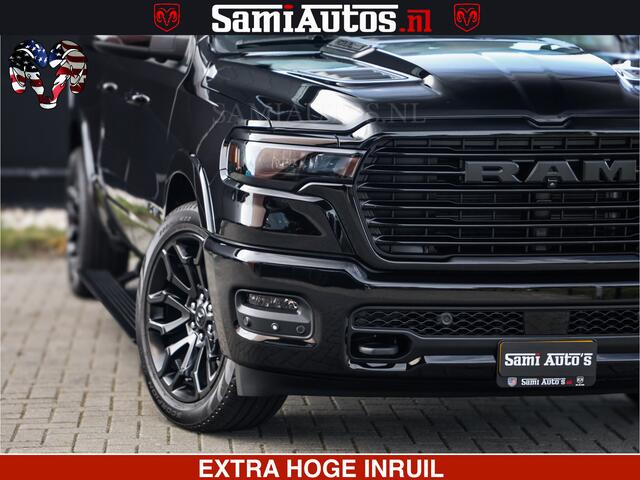 Dodge 1500 Ram Night Premium | Full Option | Eerste Eigenaar | De Meest Luxe Pick-Up in zijn Klasse | Comfortabele Dubbele Cabine met Royale 5 Zitplaatsen | Bom Vol |