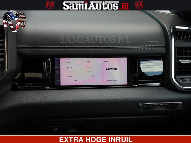 Dodge 1500 Ram Night Premium | Full Option | Eerste Eigenaar | De Meest Luxe Pick-Up in zijn Klasse | Comfortabele Dubbele Cabine met Royale 5 Zitplaatsen | Bom Vol |
