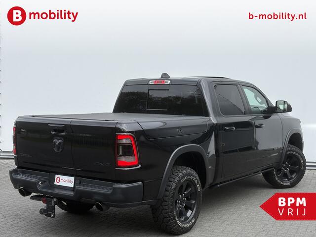 Dodge 1500 Ram 5.7 V8 HEMI 4x4 Crew Cab REBEL Longhorn Panoramadak | Trekhaak | RAM BOX | Leer | Apple CarPlay | Camera