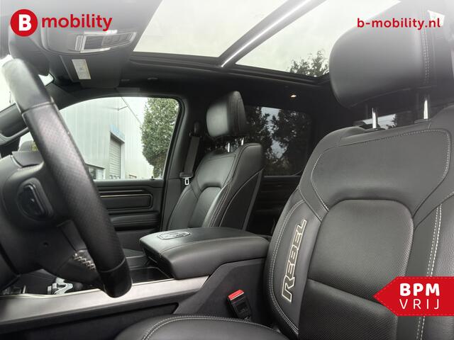Dodge 1500 Ram 5.7 V8 HEMI 4x4 LPG Crew Cab REBEL Longhorn Panoramadak | Trekhaak | RAM BOX | Leer | Apple CarPlay | Camera
