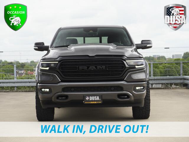 Dodge 1500 Ram 5.7 V8 4x4 Crew Cab Limited Split Tailgate | RAMBAR | Back Flip | Fenders | 22 inch Fuel offroads Nieuw binnen!