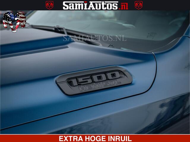 Dodge RAM PICKUP SPORT | 5.7 V8 4x4 HEMI | PANORAMA DAK | GROOTSCHEM 12 INCH | LPG | Patriot Blue CREW CAB | DUBBELE CABINE | 5 PERSOONS | DC | VOORRAAD NR 2557 - 3328