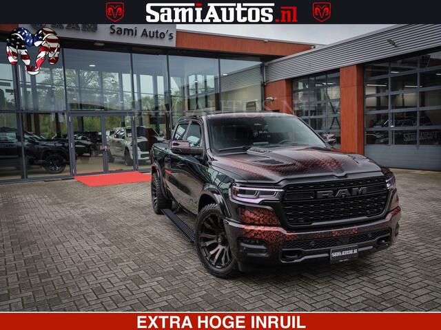 Dodge RAM PICKUP COBRA EDITION | All-In Prijs | Limited Night High Output 540HP 706Nm | Massage + Full Option | De Meest Luxe en Volle Pick-Up in zijn Klasse | Cobra pakket tegen meerprijs! | Comfortabele Dubbele Cabine met Royale 5 Zitplaatsen | BPM vrij | Nu Leverbaar u